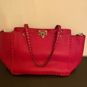 Valentino rock studded tote bag